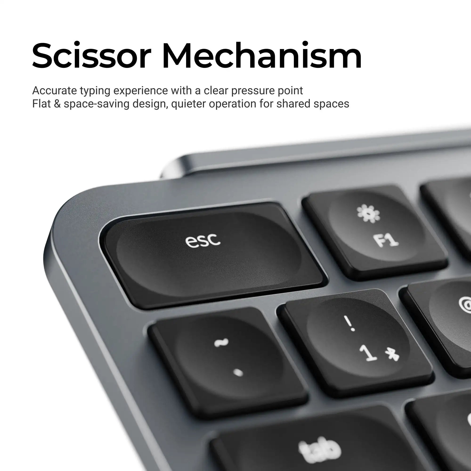 Keychron B6 Pro ISO Layout Ultra-Slim Wireless Keyboard Full Size Portable Lightweight 2.4GHz & Bluetooth Connections