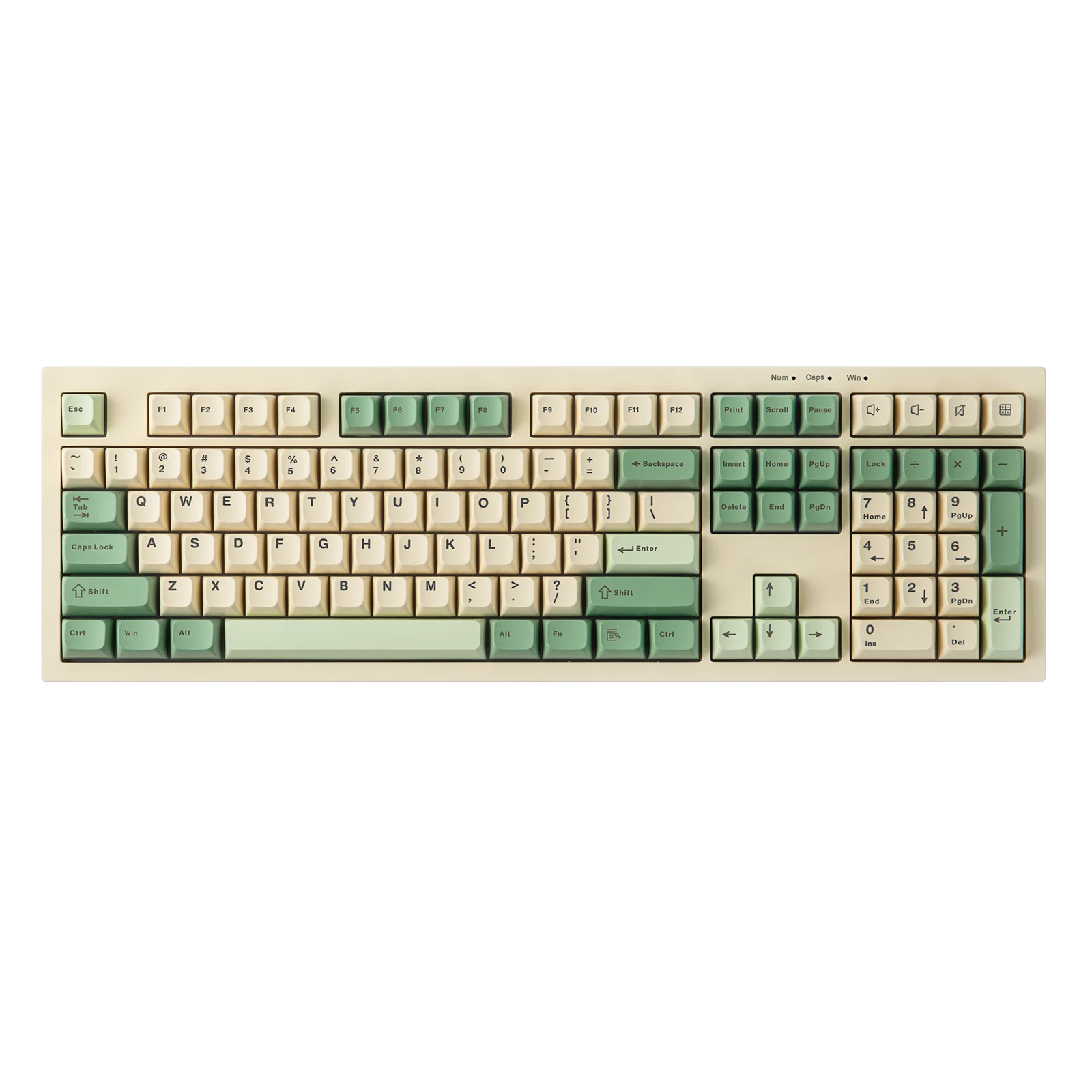 AULA S102 Wired Only Gaming Keyboard with Number Pad Full Size Layout Silent Membrane Creamy Silicone Structure RGB Backlight
