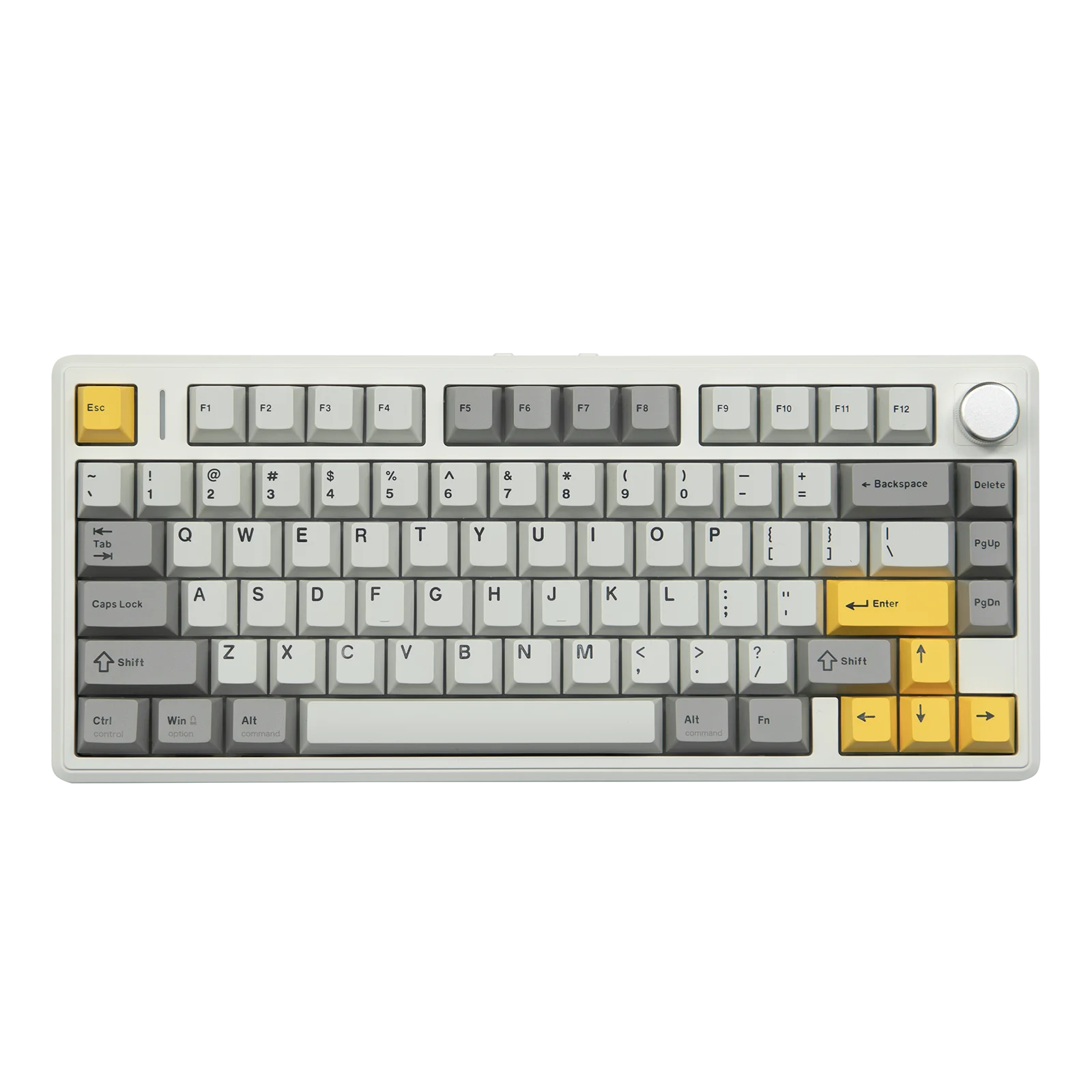 EPOMAKER TH80 V2 75% ANSI US Layout Wired/Bluetooth/2.4Ghz Wireless Mechanical Gaming Keyboard with Programmable Keys & Knob