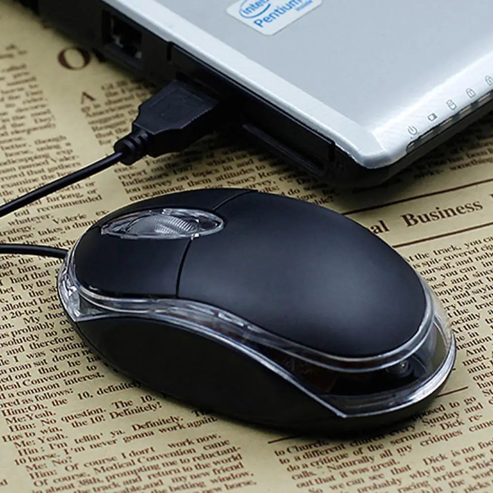 USB Optical Wired Mouse Blue Backlit Type C Ergonomic Multimedia Keys Silent Mouse for Office, Home, and Business Use