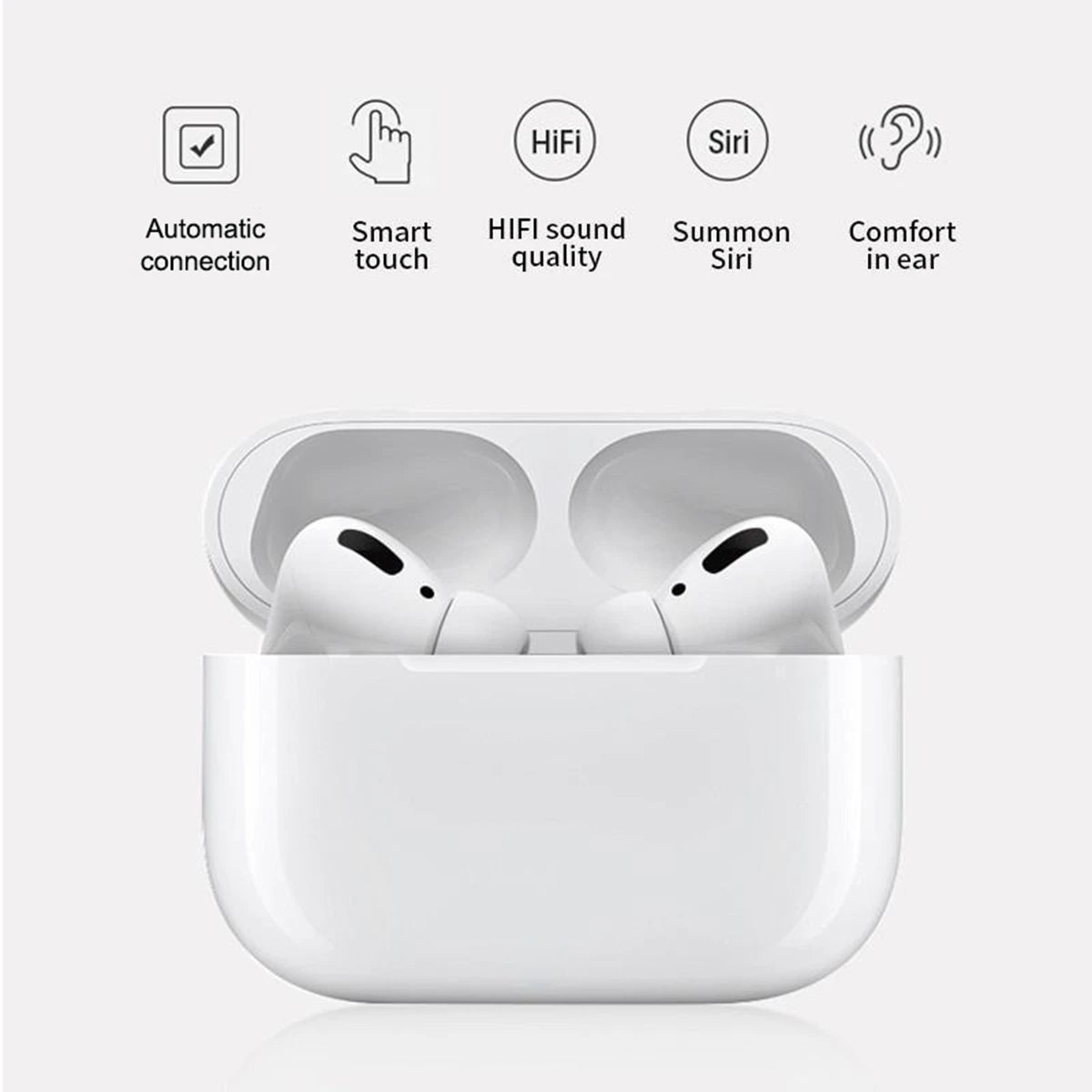 Bluetooth 5.3 Wireless Earphones 3D Stereo TWS In Ear EarBuds HiFi Music for AirPods Pro Portable Wireless Audio Headphones