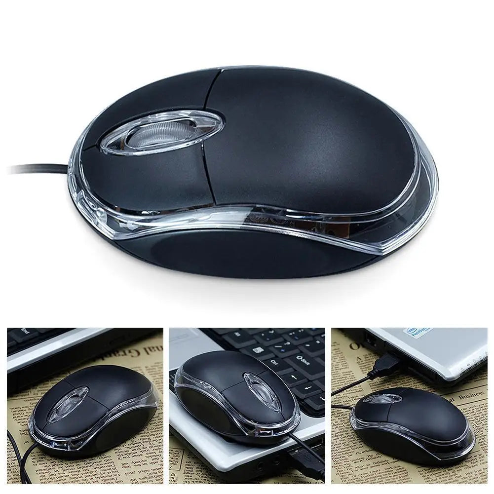 USB Optical Wired Mouse Blue Backlit Type C Ergonomic Multimedia Keys Silent Mouse for Office, Home, and Business Use