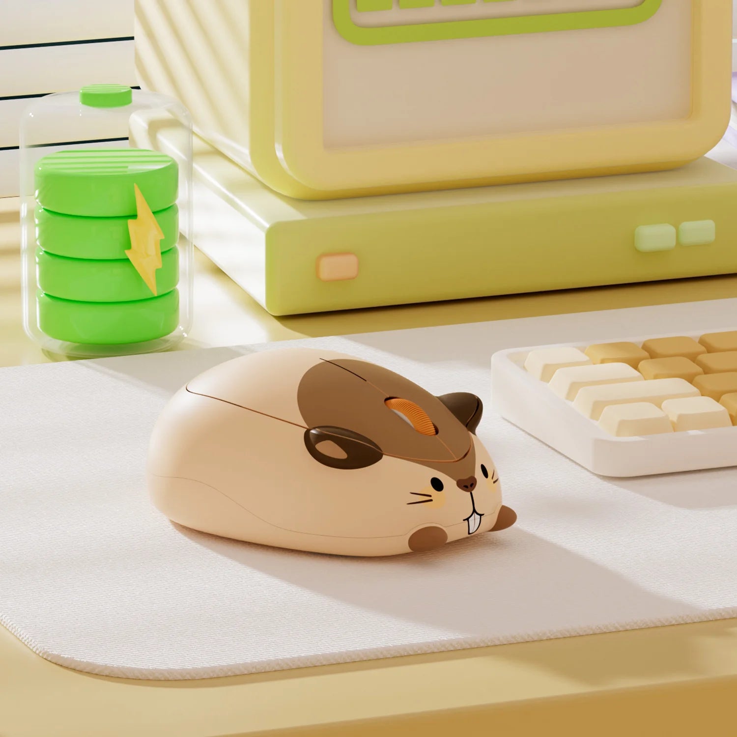 Akko Cat Theme Mouse 2.4g/Bluetooth Wireless Ergonomic 3200 DPI Kawaii Mice Kid  Cute Gifts For Gaming Office PC Laptop