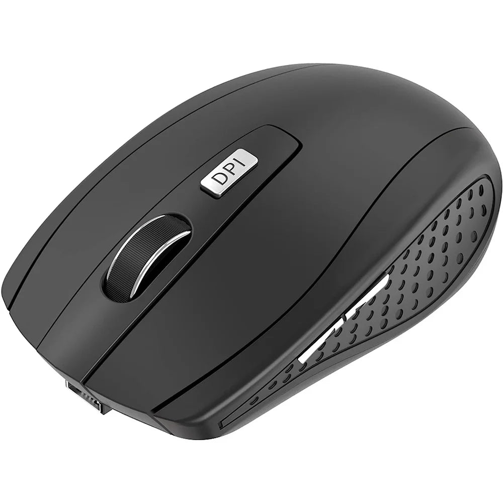 2.4G Wireless Mouse Ergonomics Design Silent Clicks Mouse Adjustable 1600DPI Levels for Computer Laptop Notebook Office Supplies